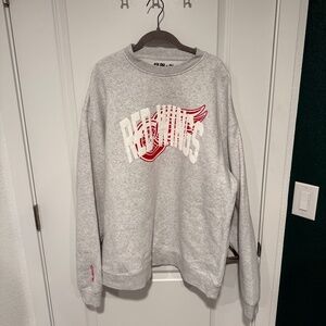 Kiloh & Co Detroit Red Wings Crewneck Sweatshirt  Gray - XXL